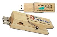 USB Storage Drive - 16GB (U336-16GB-Wooden)