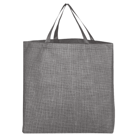 Budget Custom Crosshatched Non Woven Tote Bag (NW10-Budget)