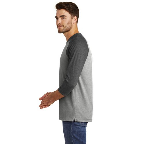 New Era Sueded Cotton Blend 3/4-Sleeve Baseball Raglan Tee, Product