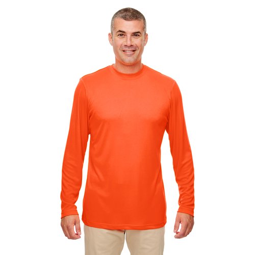 UltraClub Men s Cool Dry Performance Long Sleeve T Shirt TS98409