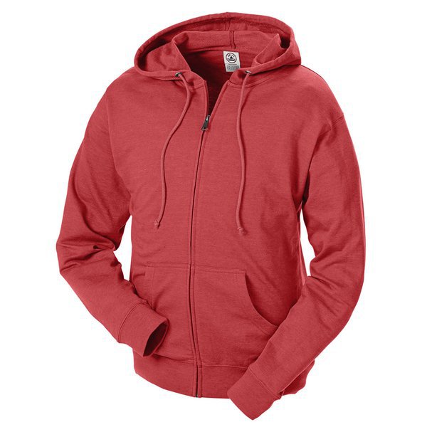 Delta Adult Unisex French Terry Fleece Zip Hoodie GoWristbands.co.uk