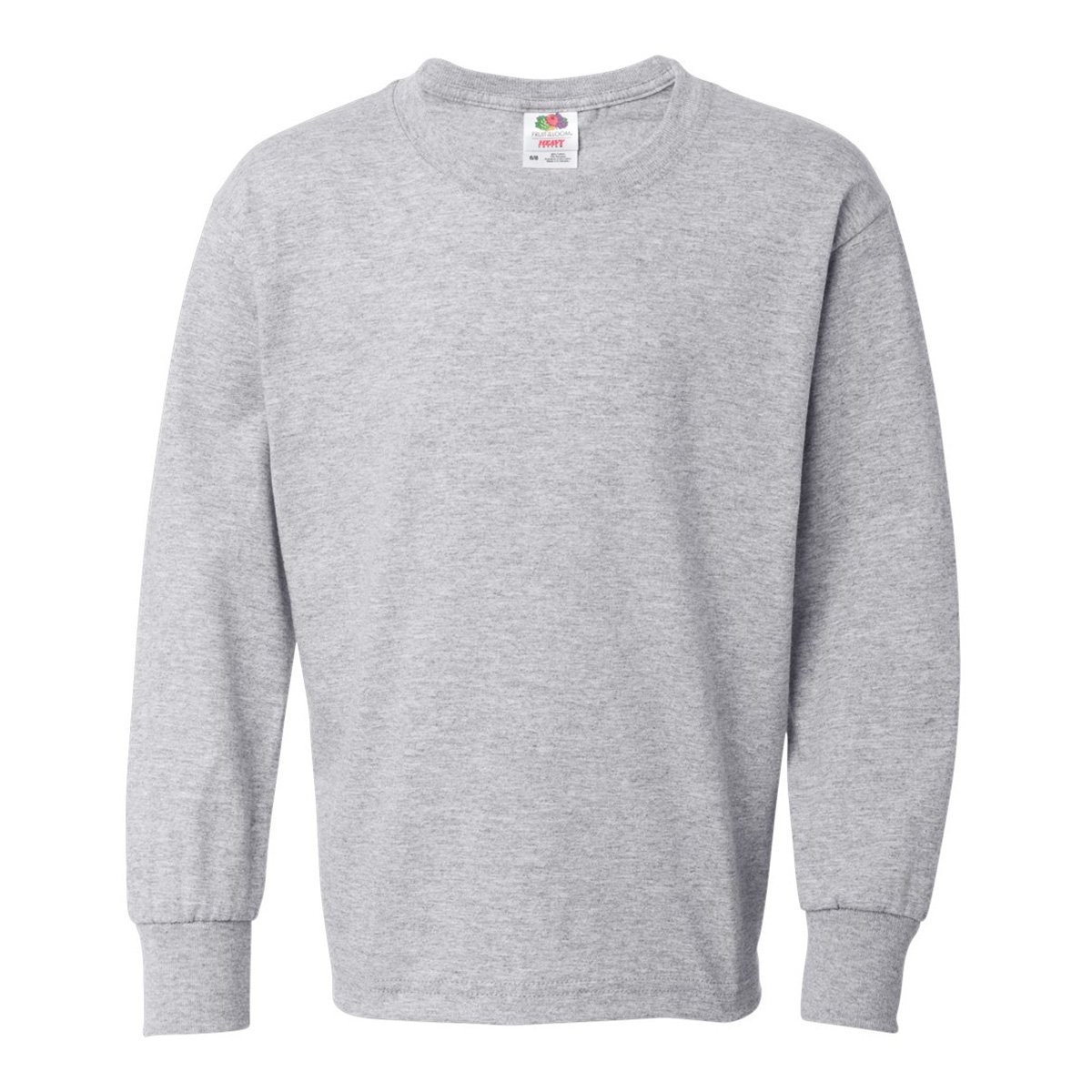 FoTL 4930 Mens Heavy Cotton Long-Sleeve Tee XL Chocolate 2 Pack
