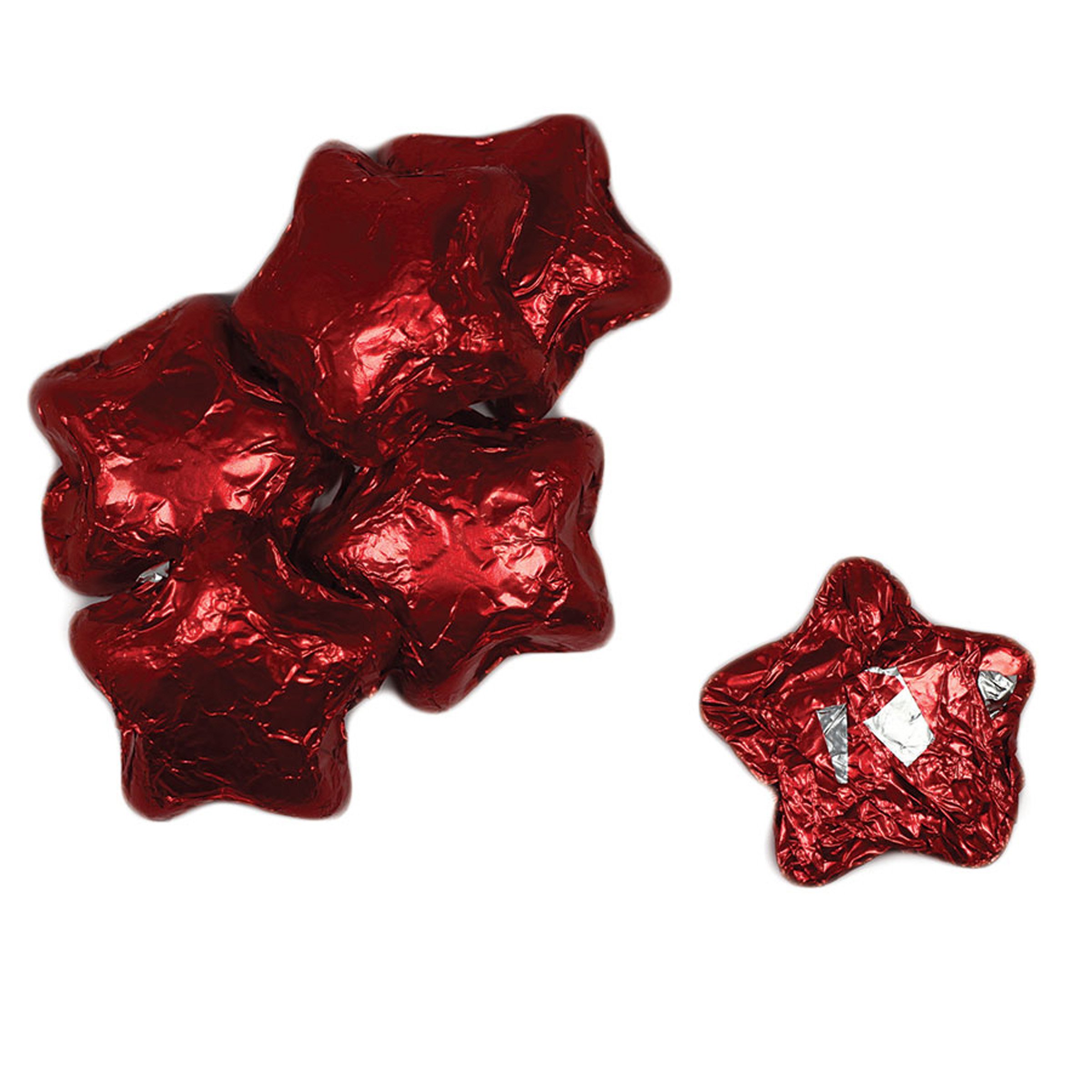 Individually Wrapped Chocolate Stars